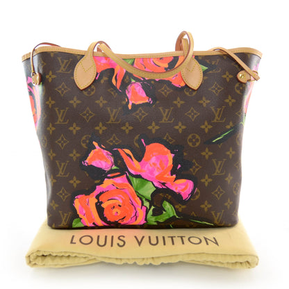 Louis Vuitton Monogram Roses Neverfull MM 3 of 7