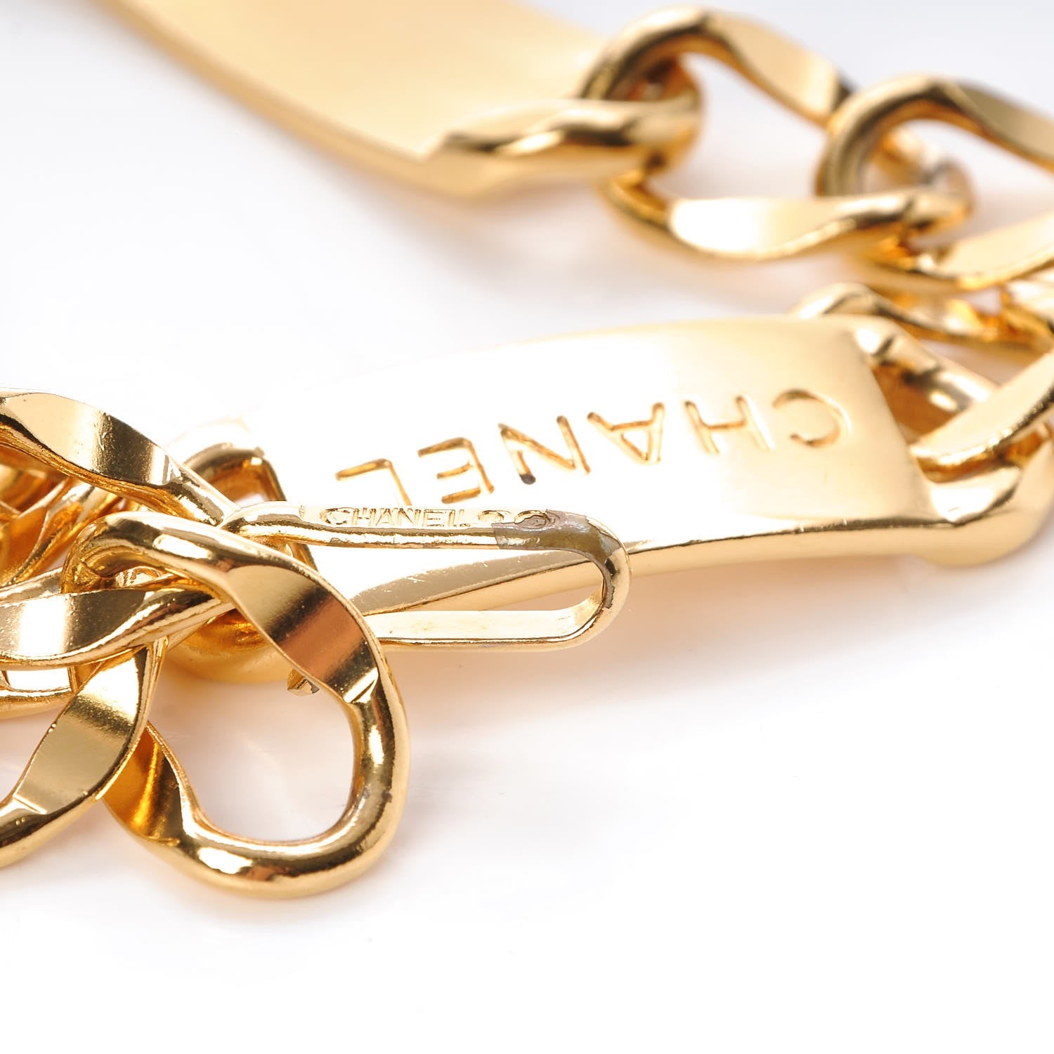 Chanel Chain CC Medallion Belt Gold 4 of 5