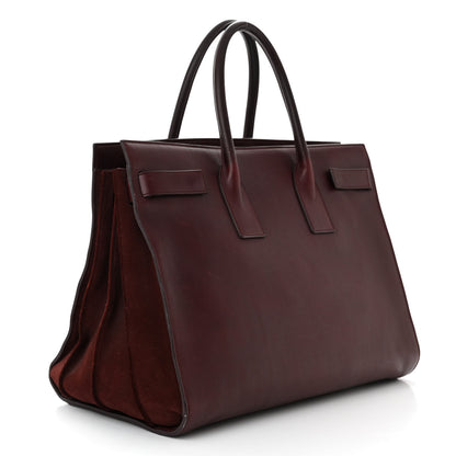 Saint Laurent Calfskin Large Sac de Jour Carryall Amarena 3 of 14