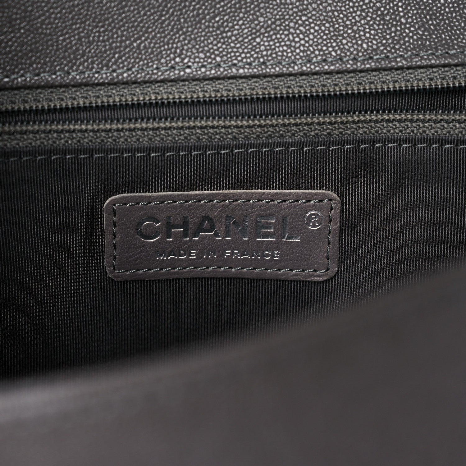 Chanel Caviar Quilted New Medium Boy Flap Grey 6 of 15