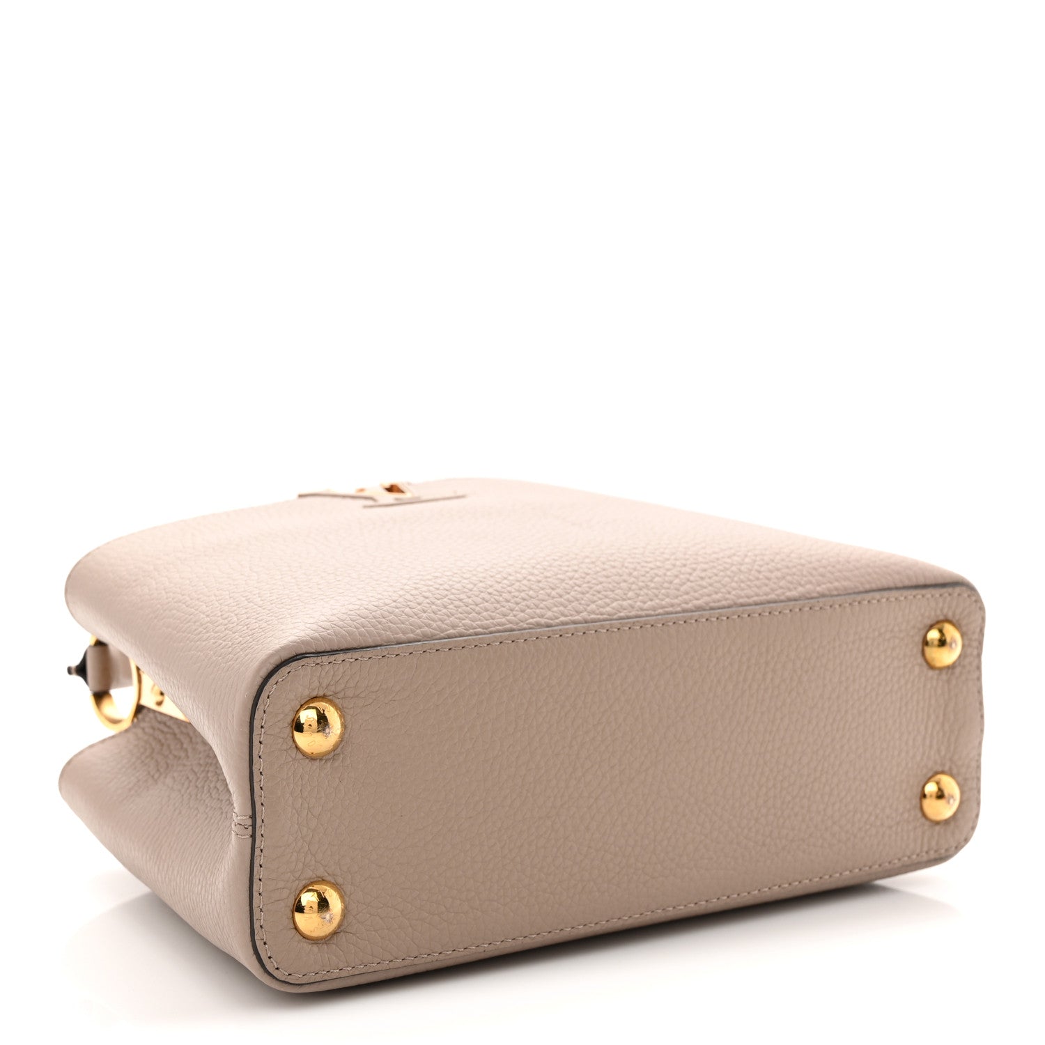 Louis Vuitton Taurillon Capucines BB Galet 4 of 10