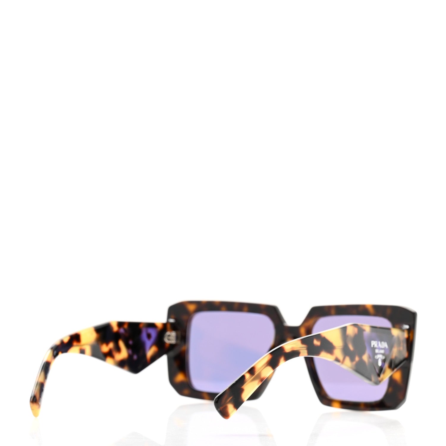Prada Acetate Symbole Sunglasses SPR 23Y Tortoise 4 of 8