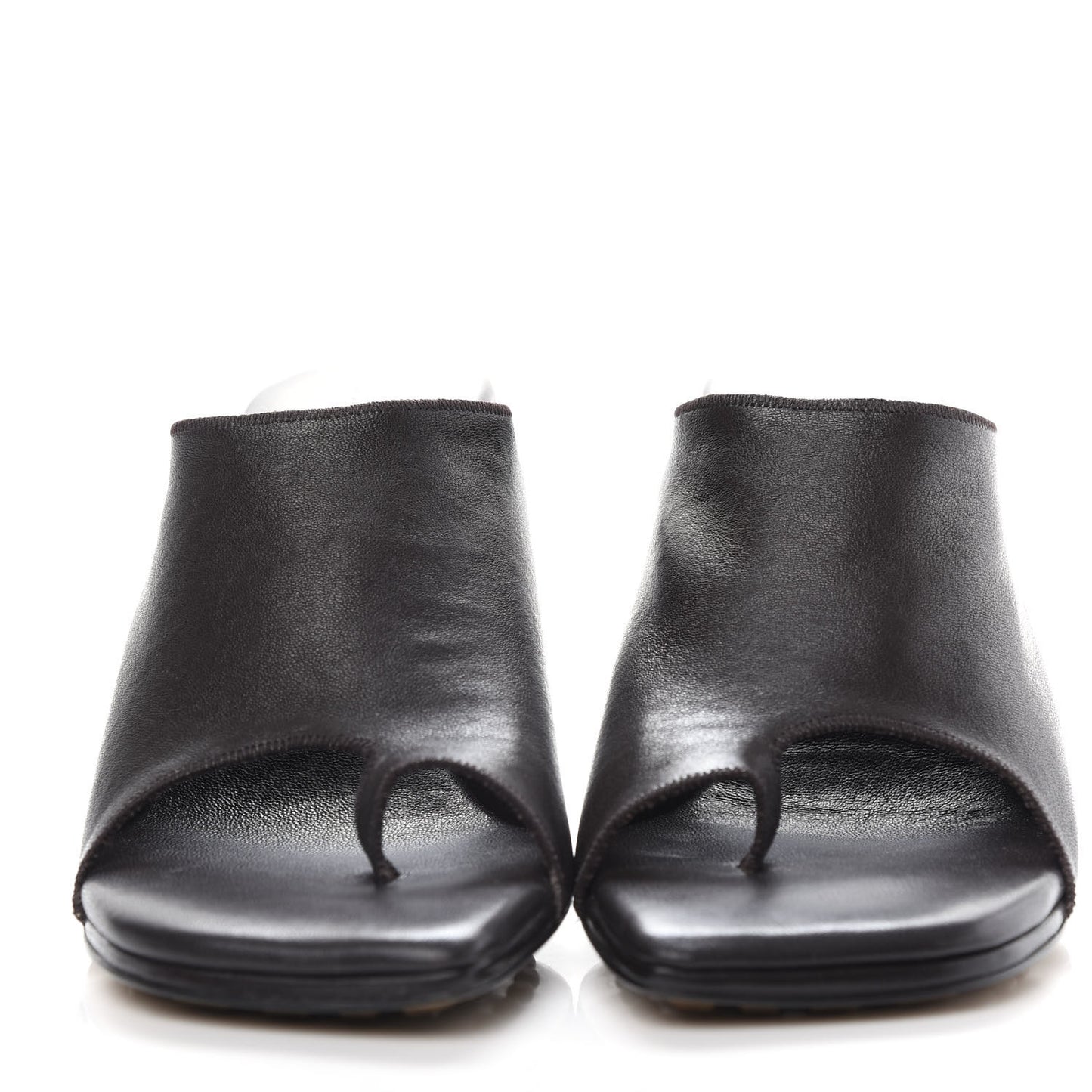 Nappa Flex Toe Ring Sandals 37 Fondente