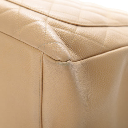 Chanel Caviar Quilted Grand Shopping Tote GST Beige 10 of 22