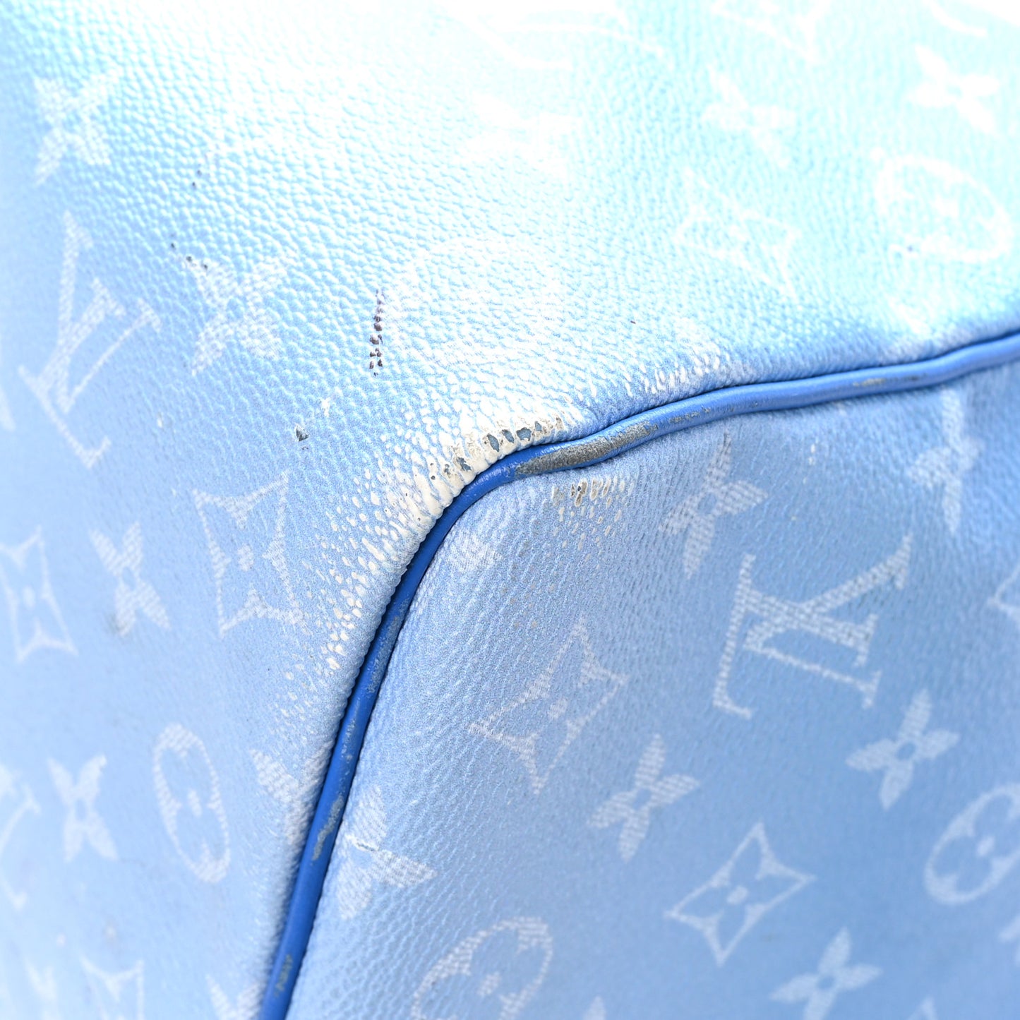 Monogram Clouds Keepall Bandouliere 50 Blue