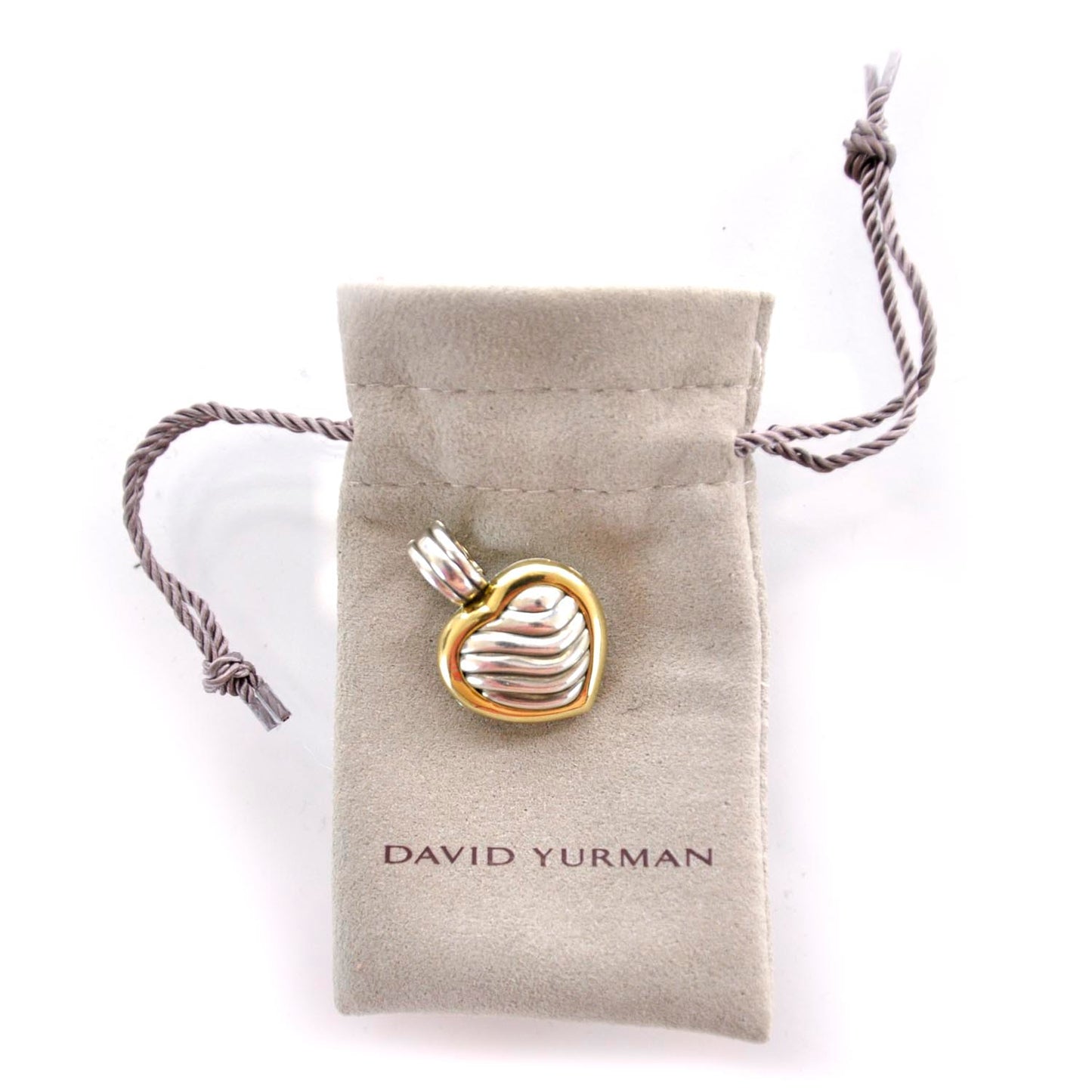 Sterling Silver 18k Gold Heart Locket