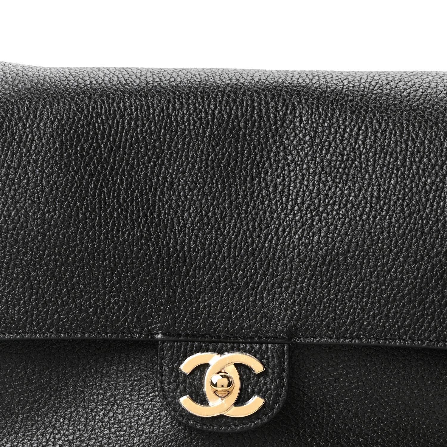 Chanel Grained Calfskin Small Souplissimo Maxi Flap Black 8 of 11
