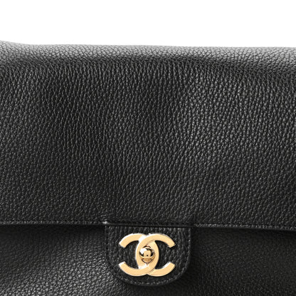 Chanel Grained Calfskin Small Souplissimo Maxi Flap Black 8 of 11