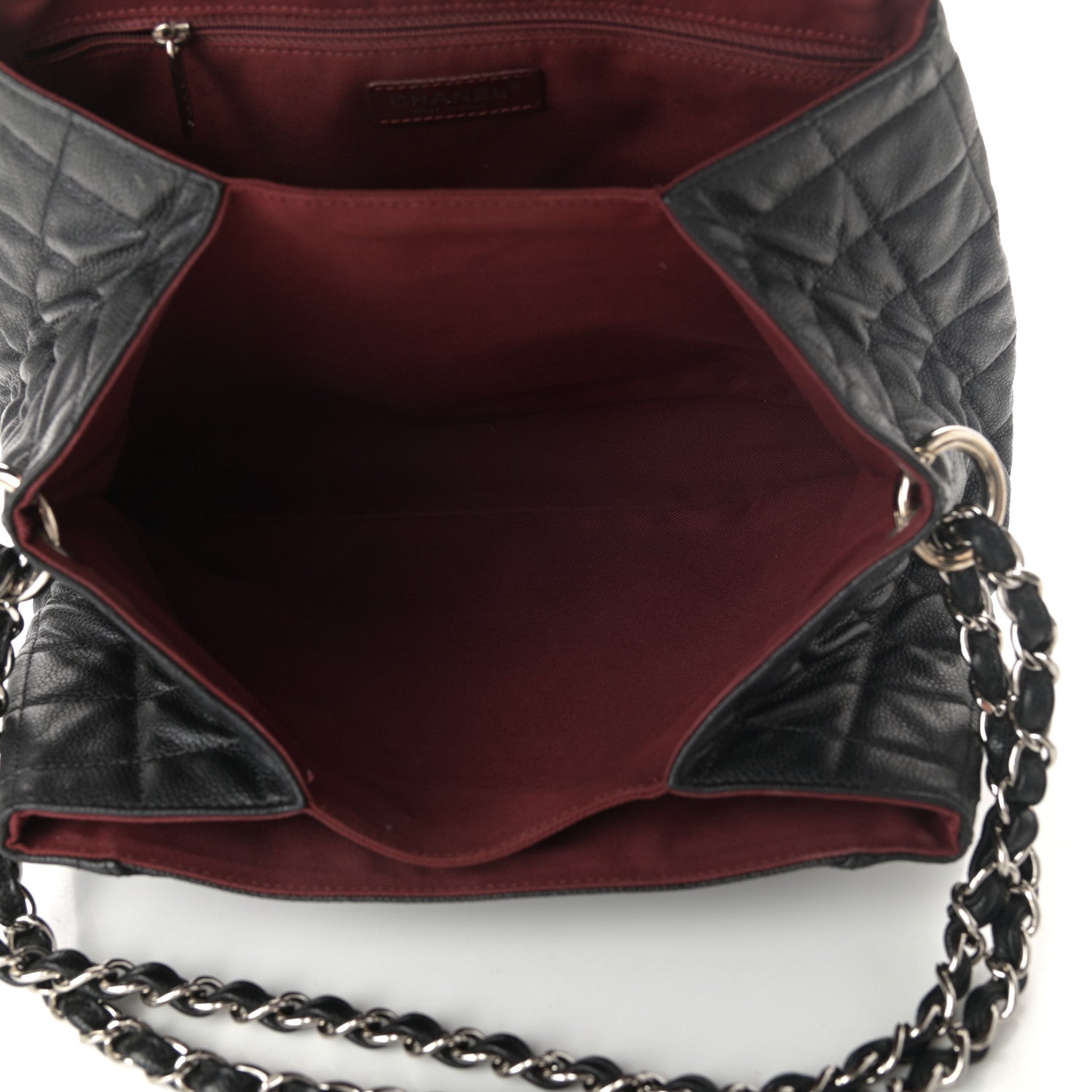 Chanel Caviar Quilted Timeless Accordion Flap Black 5 of 10