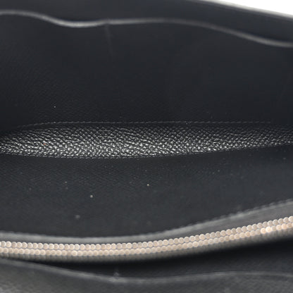 Hermes Epsom Kelly Wallet To Go Black 5 of 7