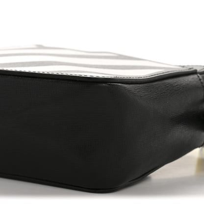Off-White Saffiano Diag Camera Bag Black 9 of 13