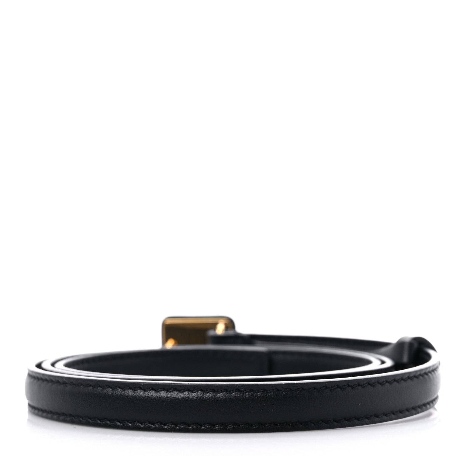 Christian Dior Calfskin Bobby CD Belt 85 Black 2 of 5