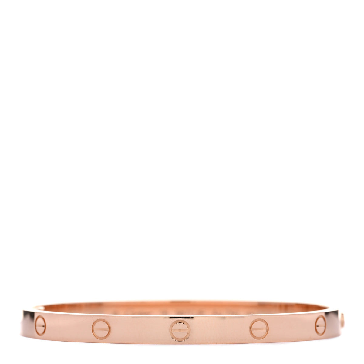 Cartier 18K Pink Gold Medium LOVE Bracelet 16 1 of 6