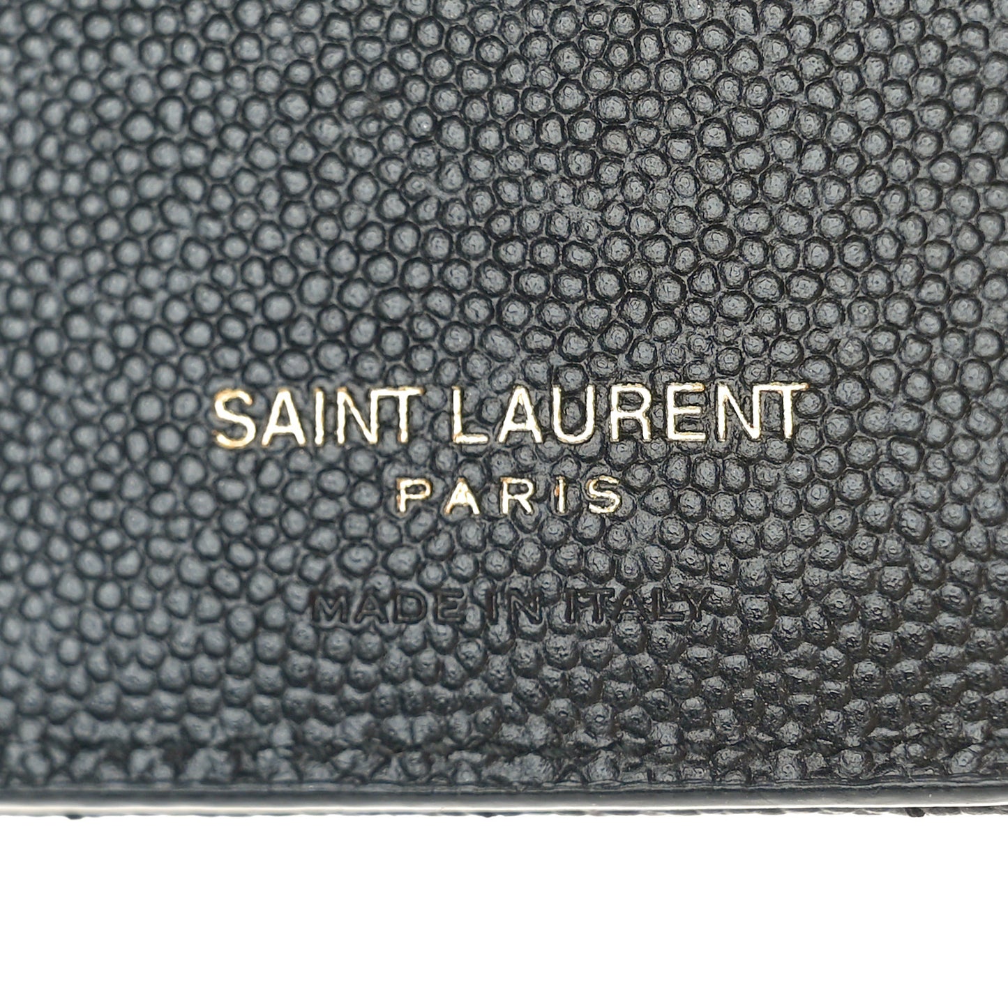 Grain De Poudre Matelasse Chevron Monogram Zipped Card Case Black