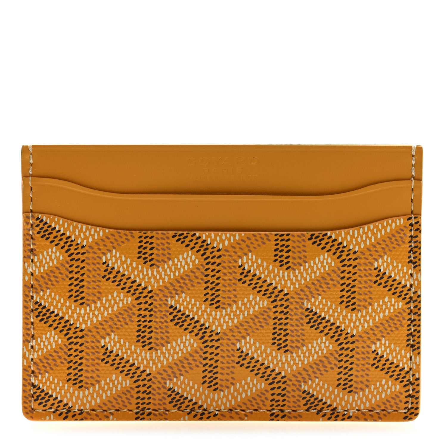 Goyard Goyardine Saint Sulpice Card Holder Yellow 1 of 7