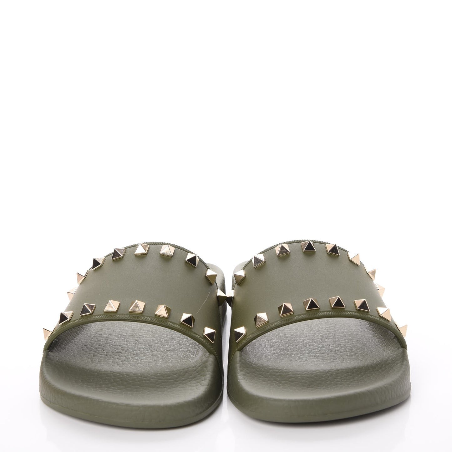 Rubber Rockstud Slide Sandals 40 Oasis