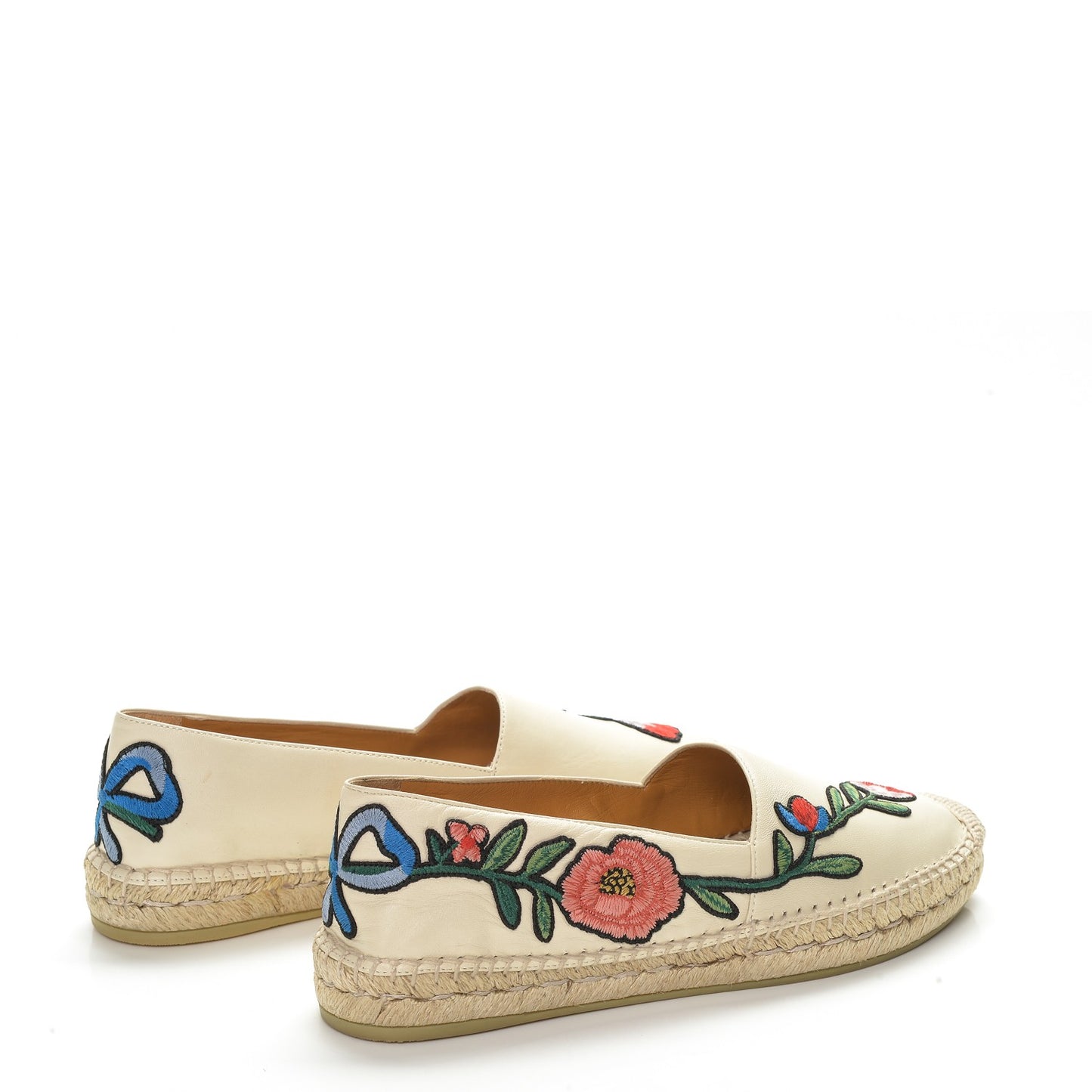 Nappa Ophelia Espadrilles 38.5 Mystic White