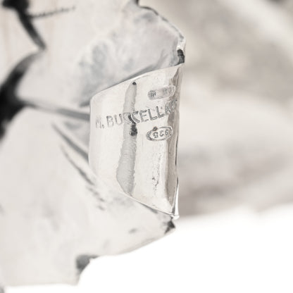 Buccellati Sterling Silver Floral Leaf Cuff Bracelet 3 of 3