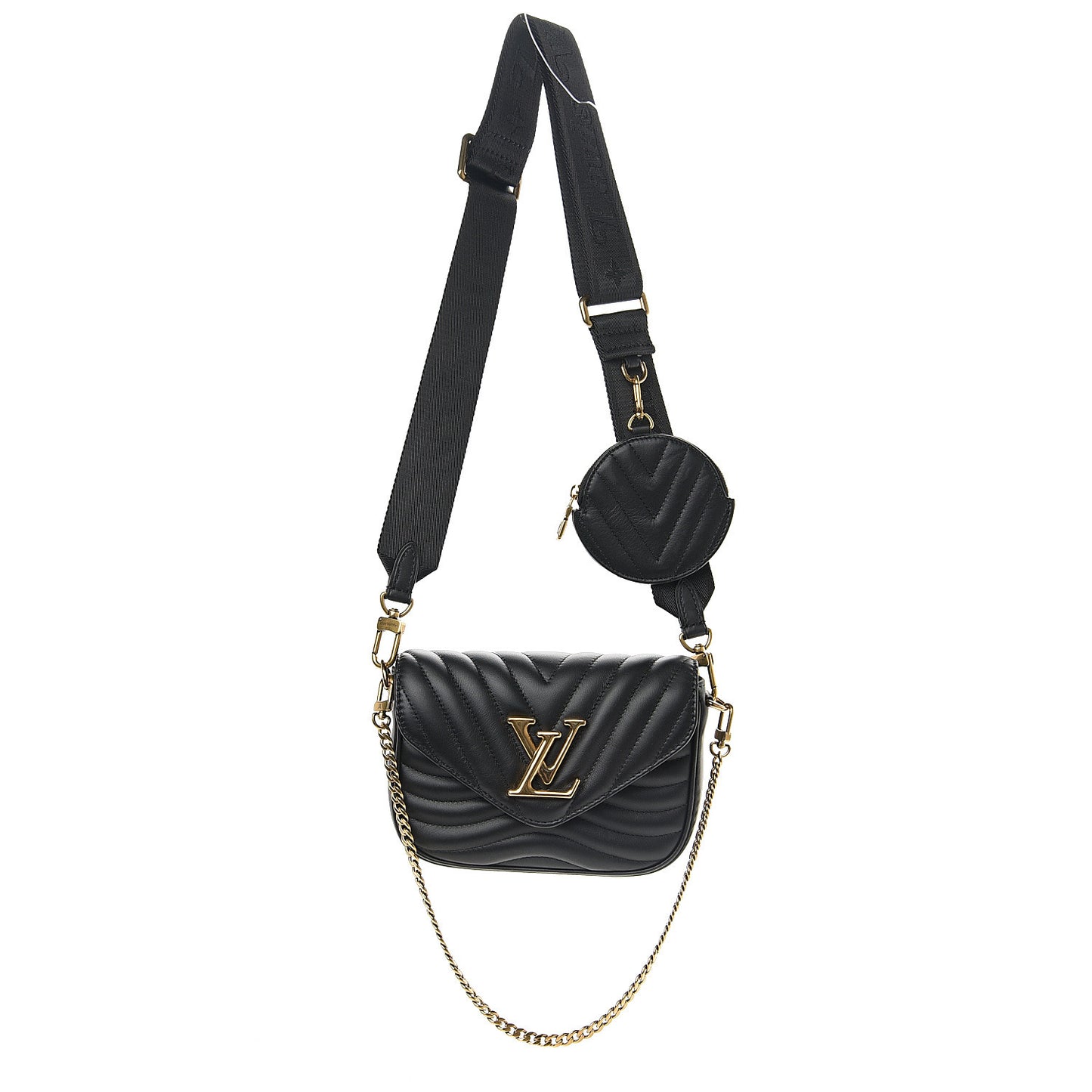Calfskin New Wave Multi Pochette Black