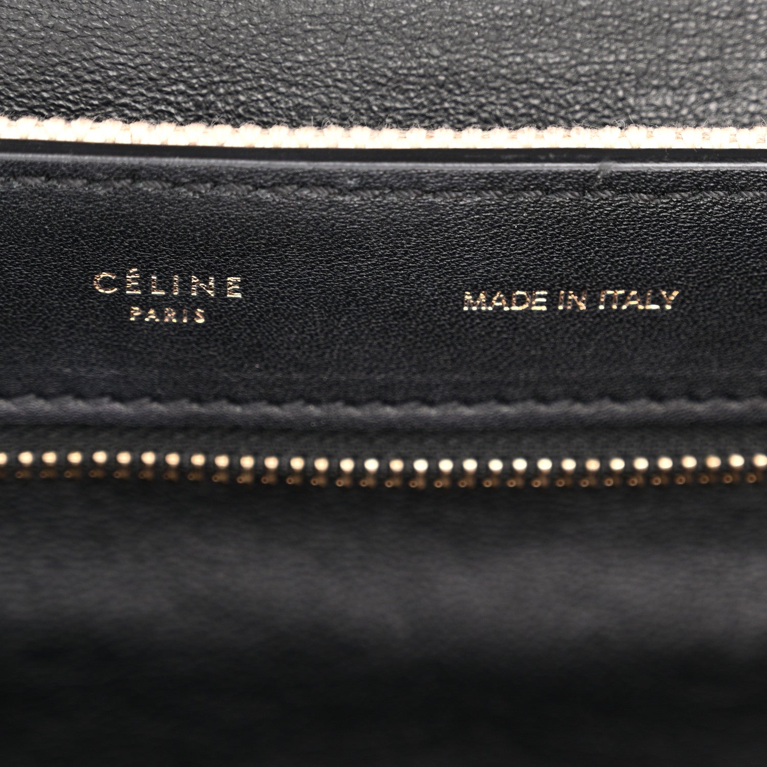 Celine Smooth Calfskin Canvas Medium Trapeze Cream 6 of 17