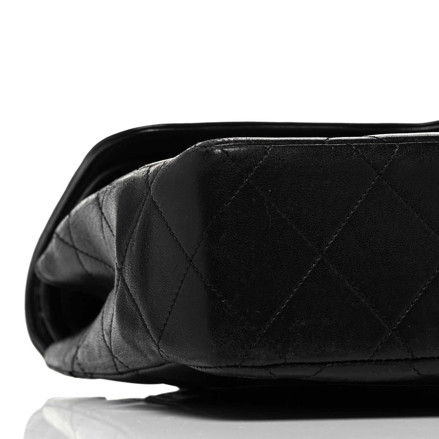 Chanel Lambskin Quilted Medium Double Flap Black 5 of 9