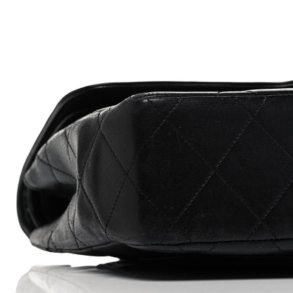 Chanel Lambskin Quilted Medium Double Flap Black 5 of 9