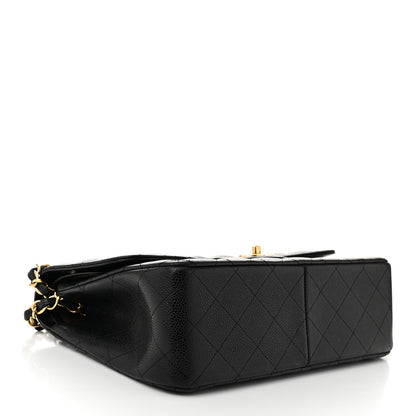 Chanel Caviar Quilted Jumbo Double Flap Black 4 of 11