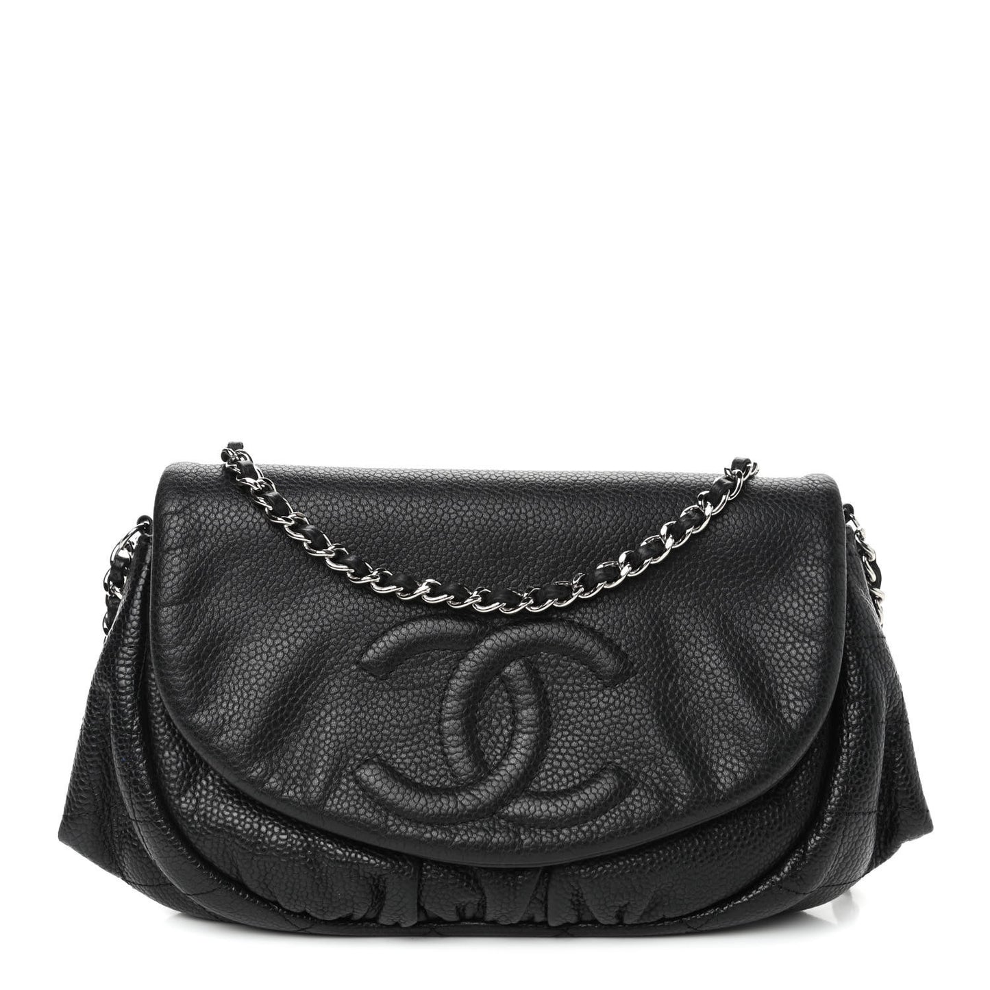 Caviar Half Moon Wallet On Chain WOC Black