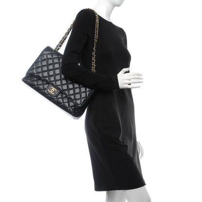 Chanel Caviar Quilted Maxi Double Flap Black 3 of 15
