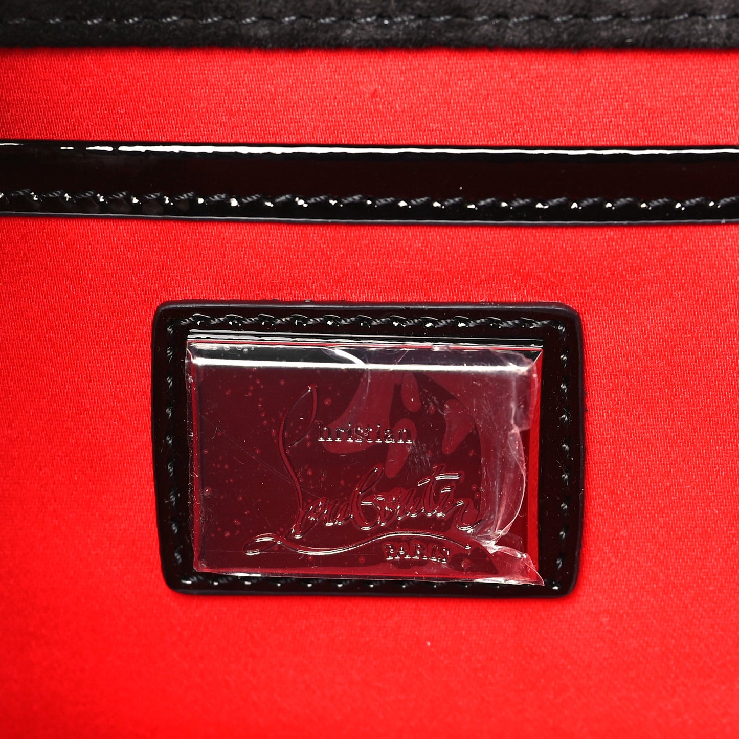Patent Pigalle Clutch Black