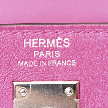 Hermes Swift Kelly Retourne 25 Rose Pourpre 6 of 11