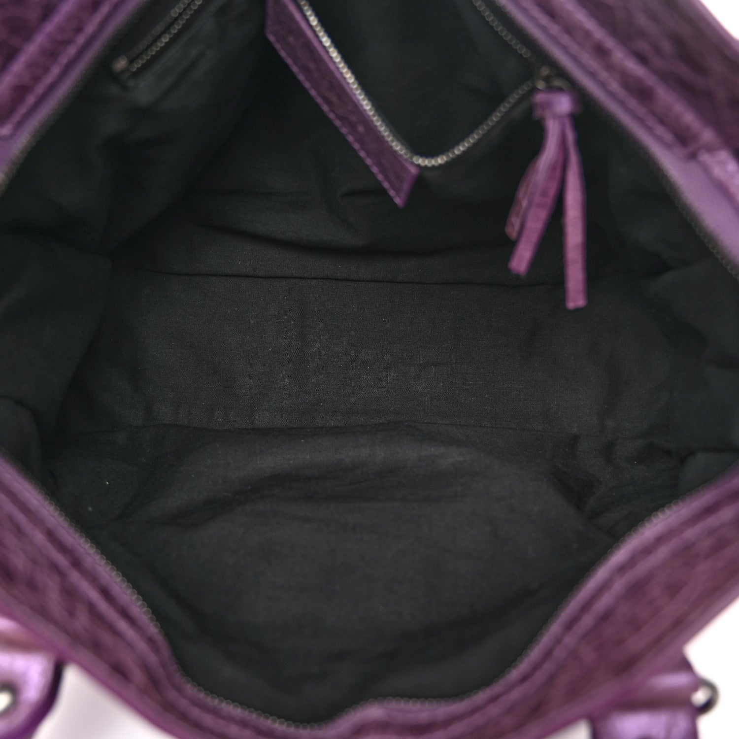 Balenciaga Agneau Classic Hardware City Metallic Purple 5 of 10
