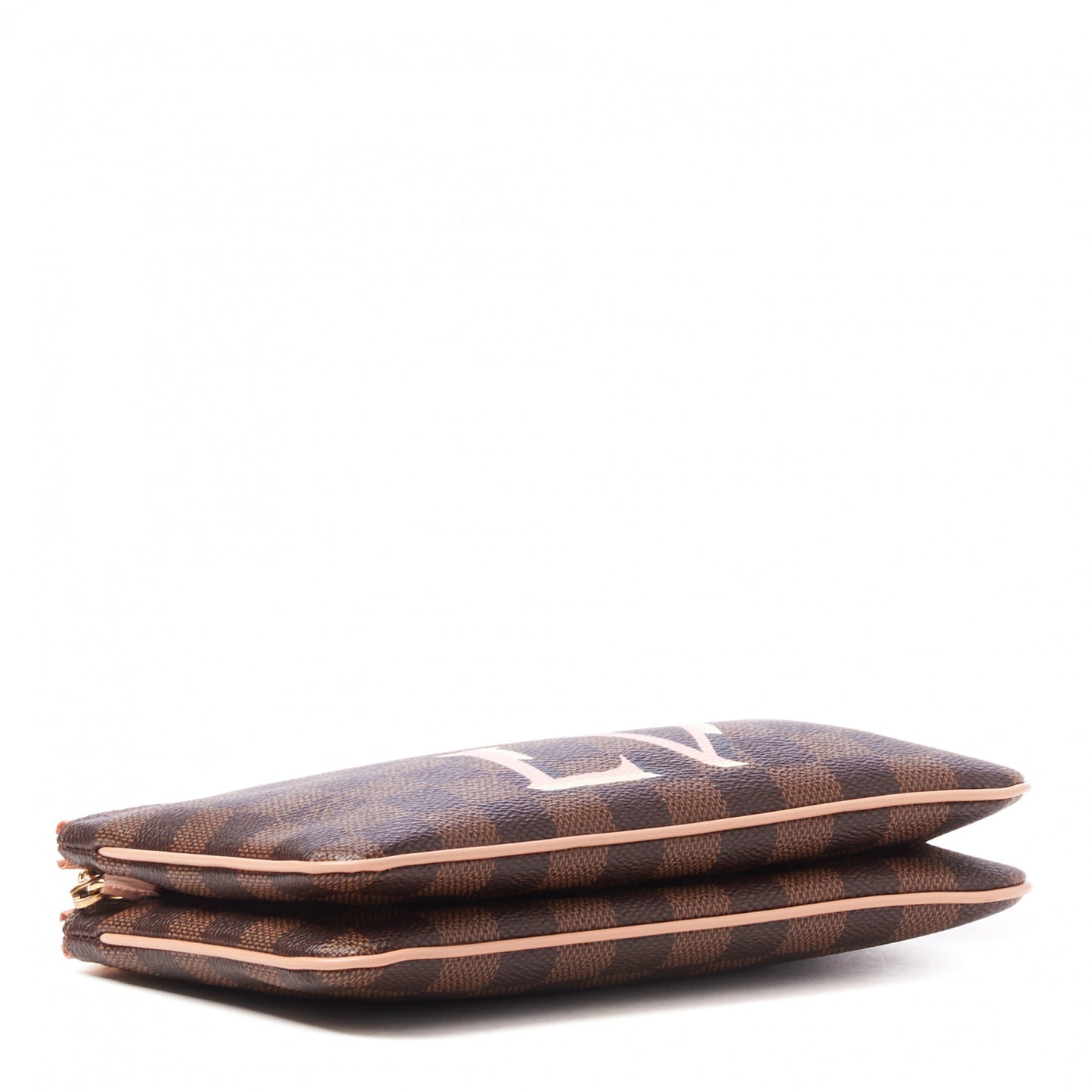 Damier Ebene Double Zip Pochette