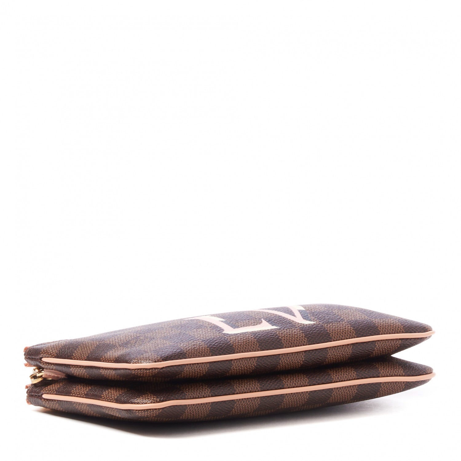 Louis Vuitton Damier Ebene Double Zip Pochette 4 of 9