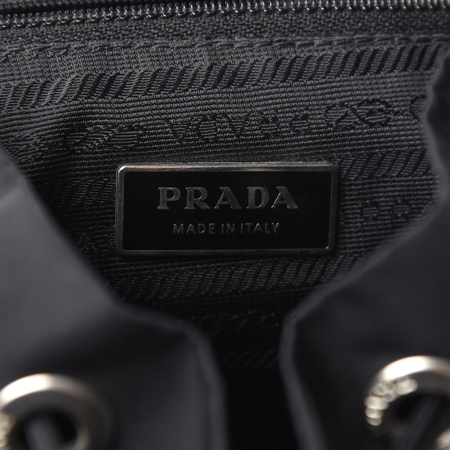 Tessuto Nylon Vela Small Backpack Black