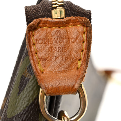 Louis Vuitton Monogram Graffiti Pochette Accessories Kaki 6 of 11