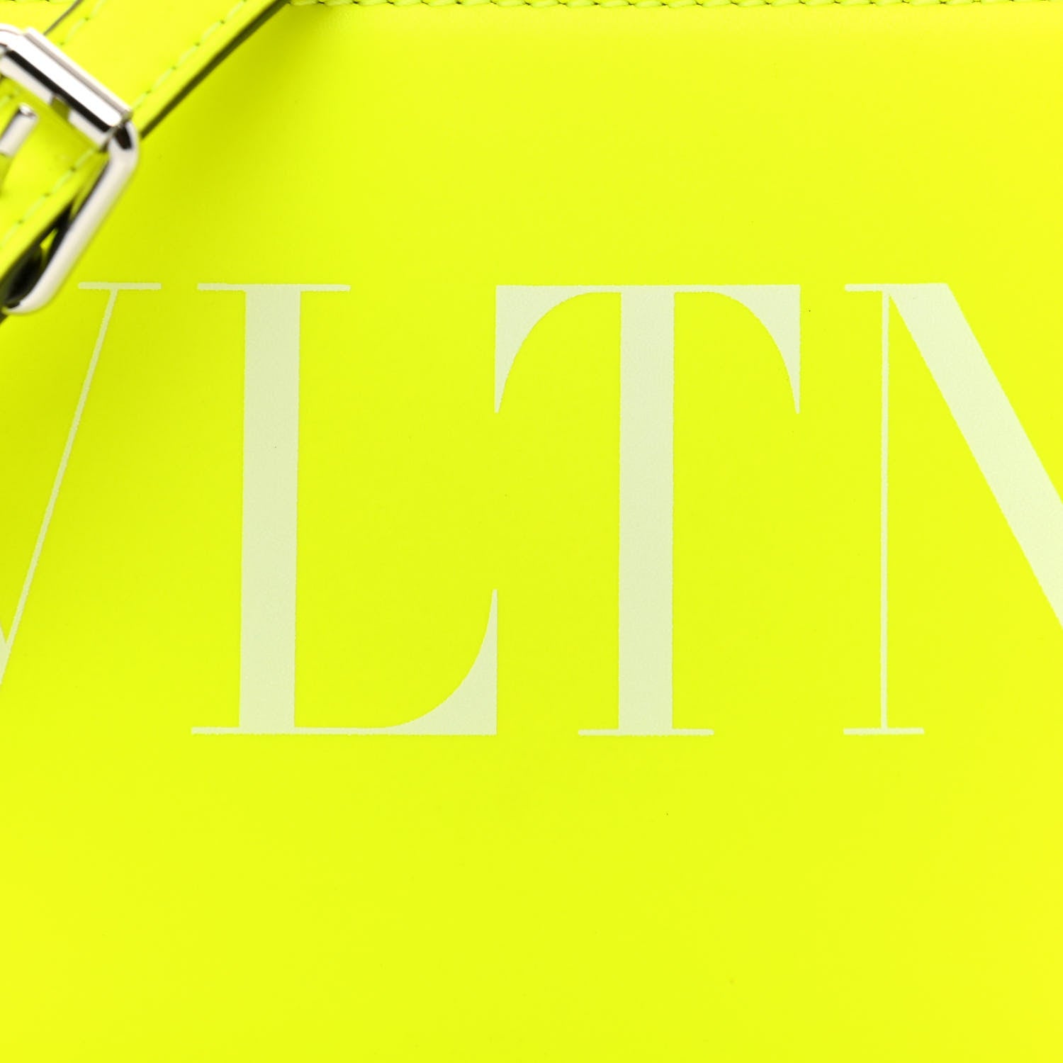 Valentino Garavani Vitello VLTN Neck Strap Wallet Yellow 7 of 10