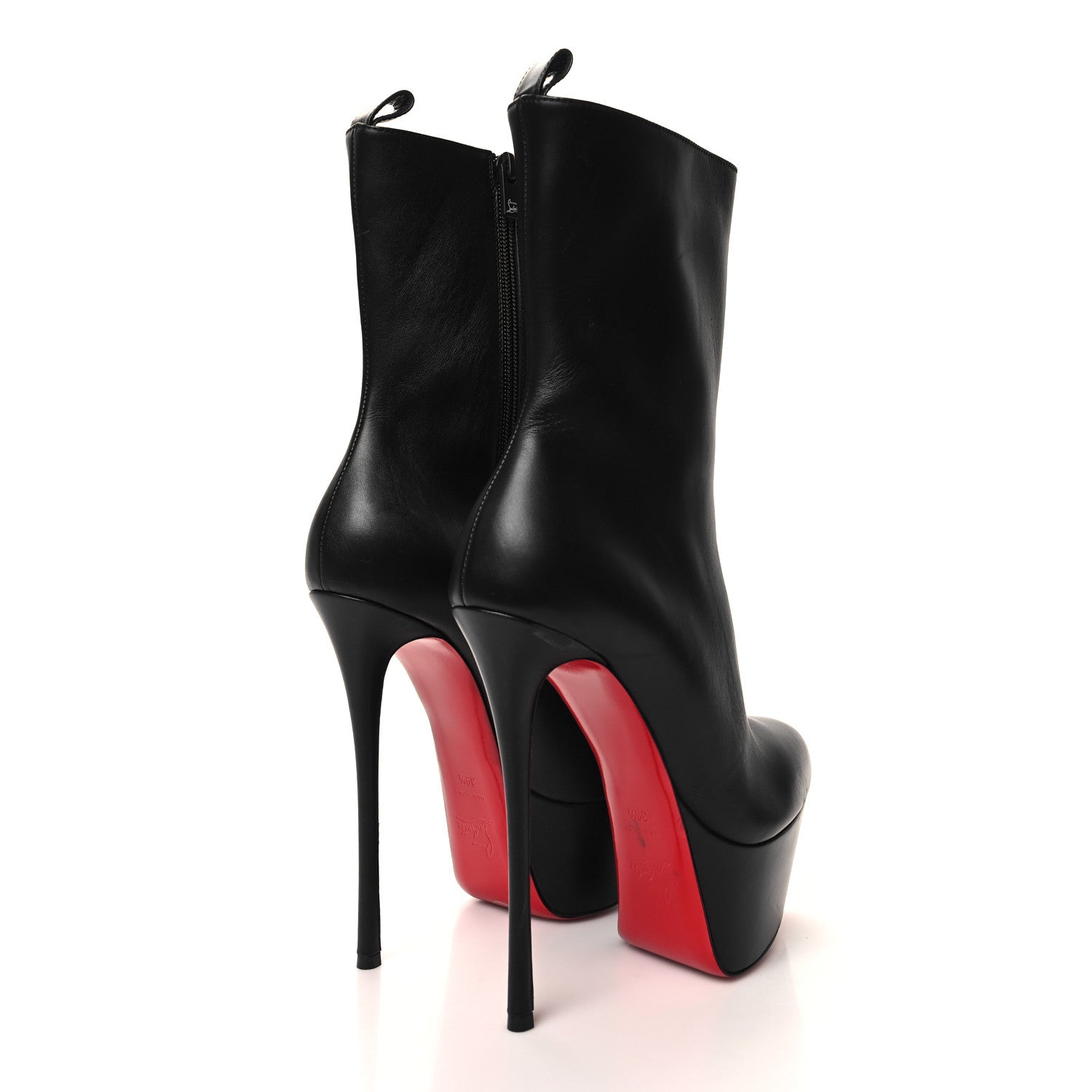 Christian Louboutin Calfskin Dolly Alta Booty 160 Ankle Boots 39.5 Black 4 of 10