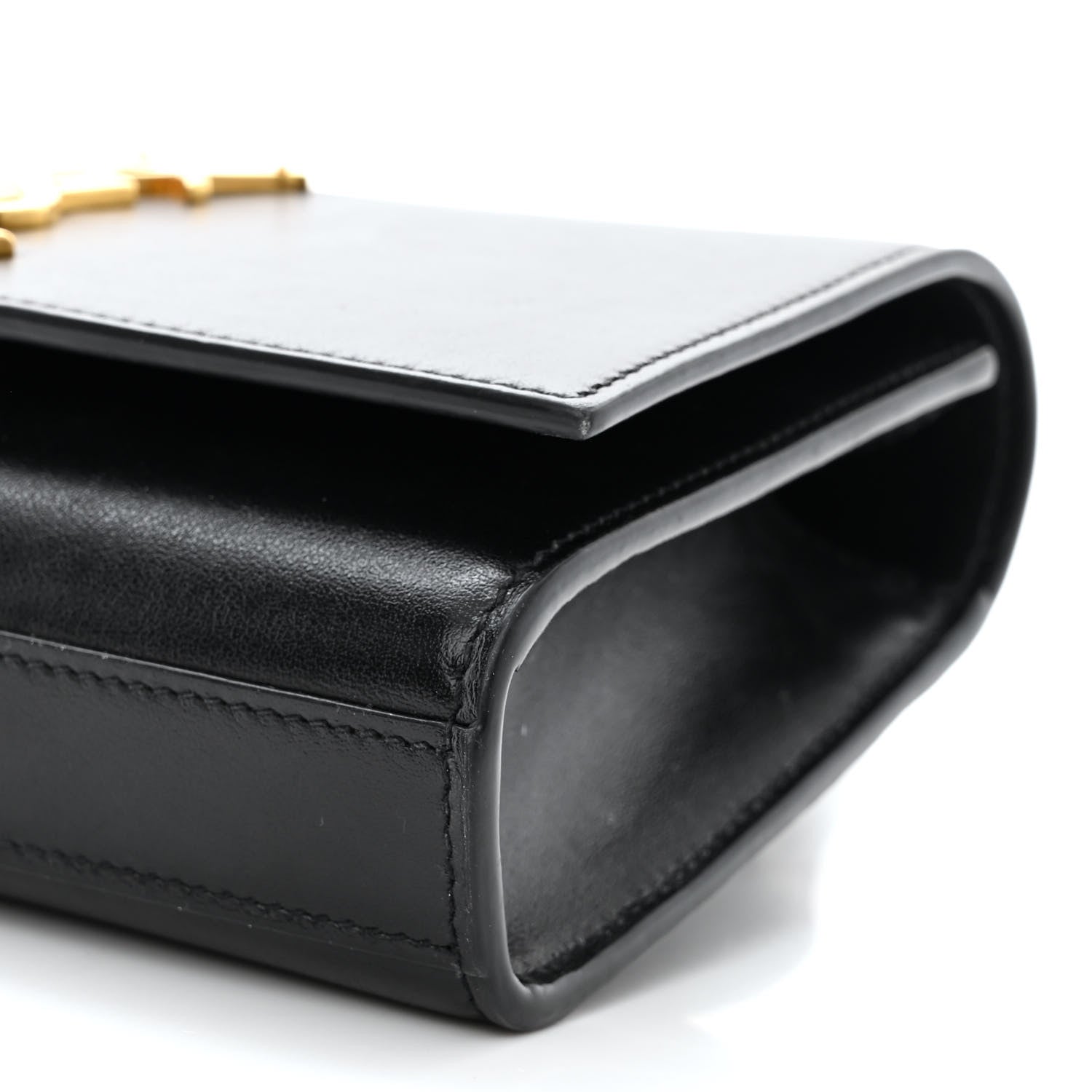 Saint Laurent Smooth Calfskin Monogram Kate Belt Bag Black 9 of 10