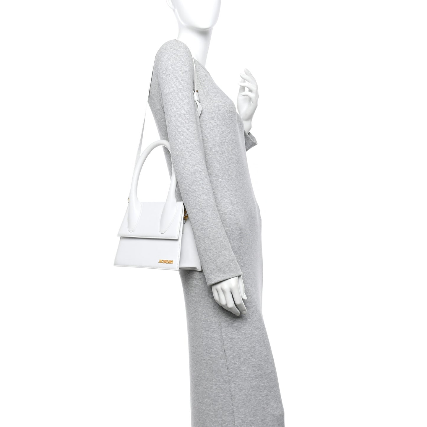 Smooth Calfskin Le Grand Chiquito White