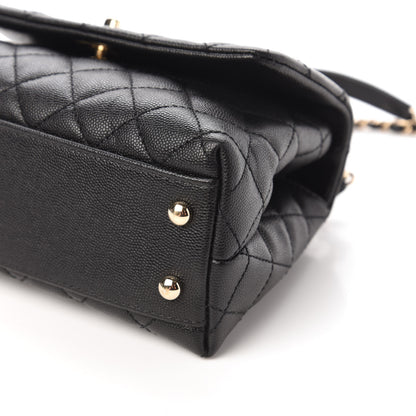 Chanel Caviar Quilted Mini Coco Handle Flap Black 7 of 10