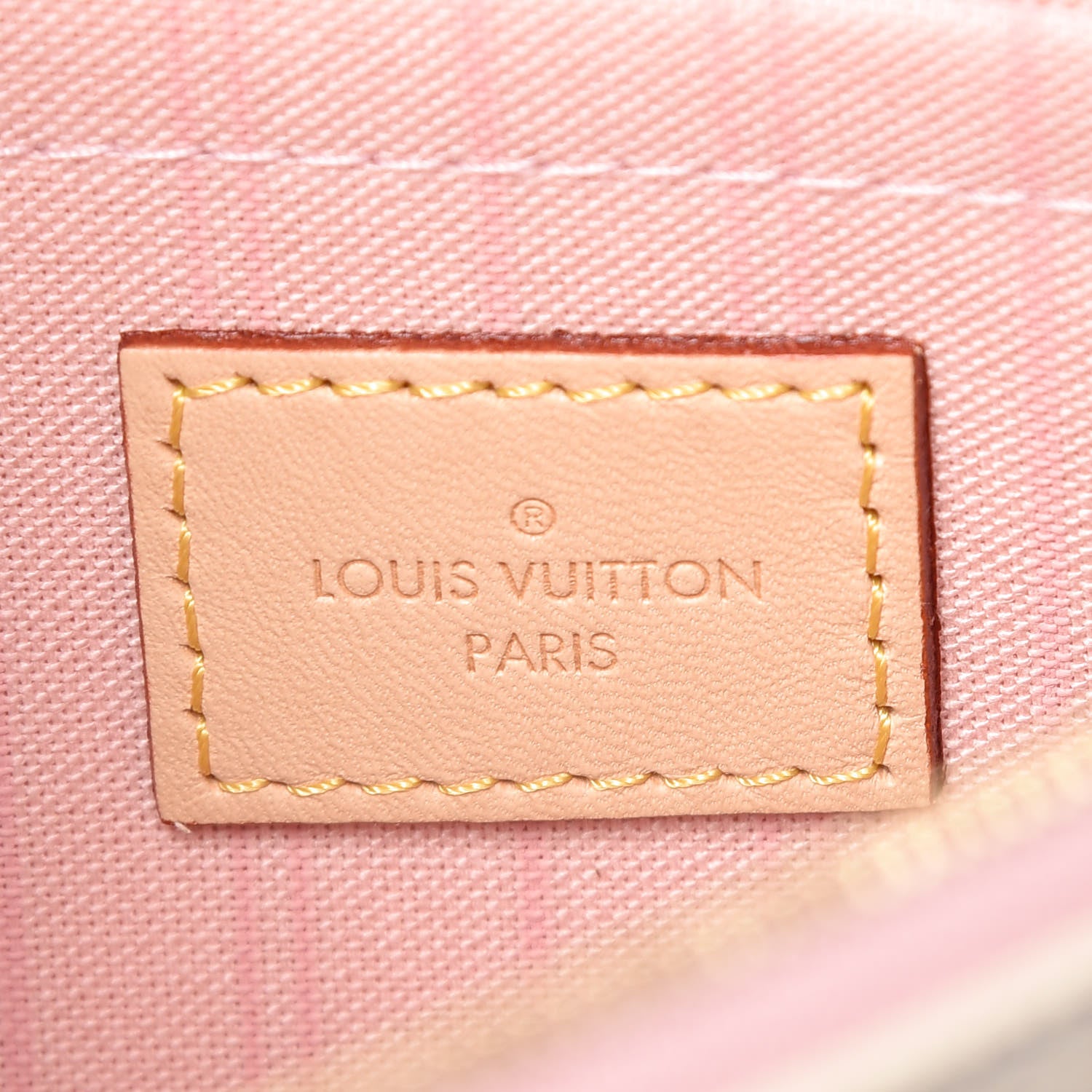 Louis Vuitton Damier Azur Neverfull MM GM Pochette Rose Ballerine 6 of 12