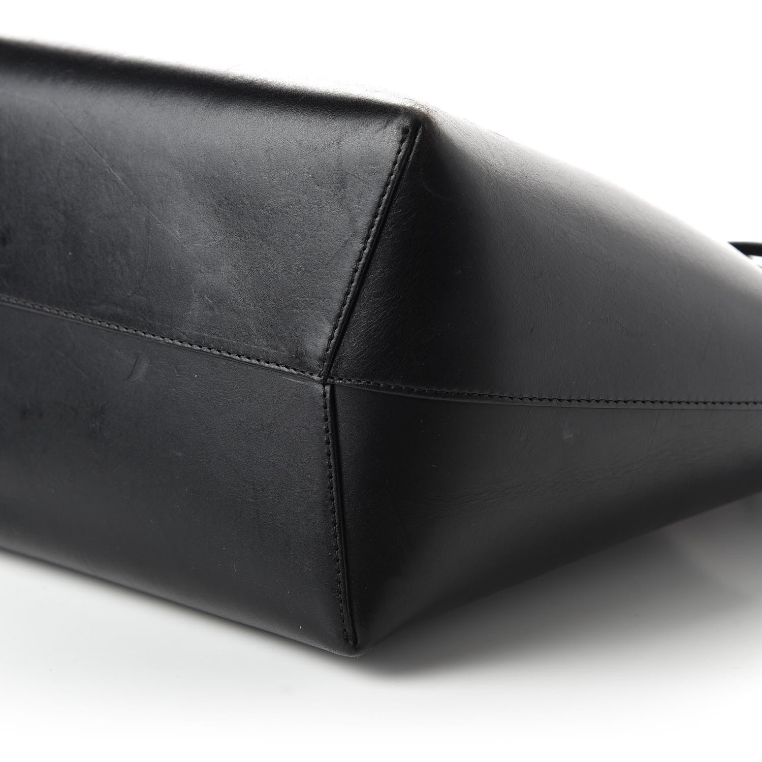 Mansur Gavriel Vegetable Tanned Calfskin Bucket Bag Black Ballerina 7 of 10
