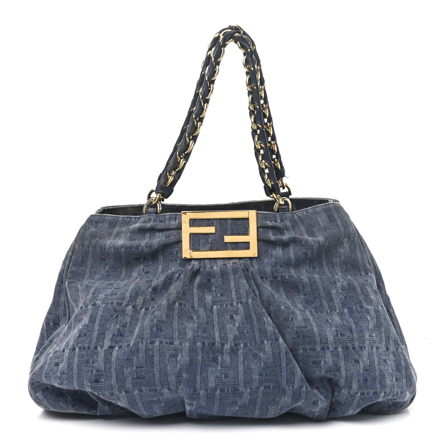 Denim Zucca Mia Tote Blue