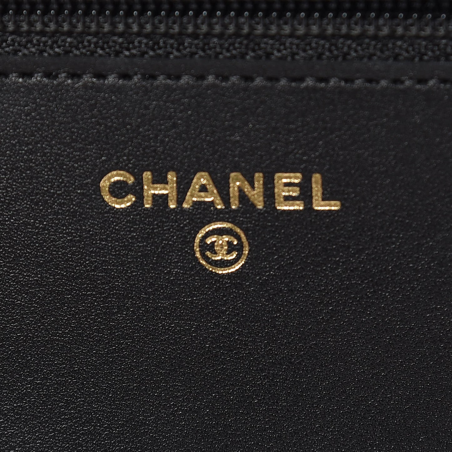 Caviar Quilted Boy Wallet On Chain WOC Black