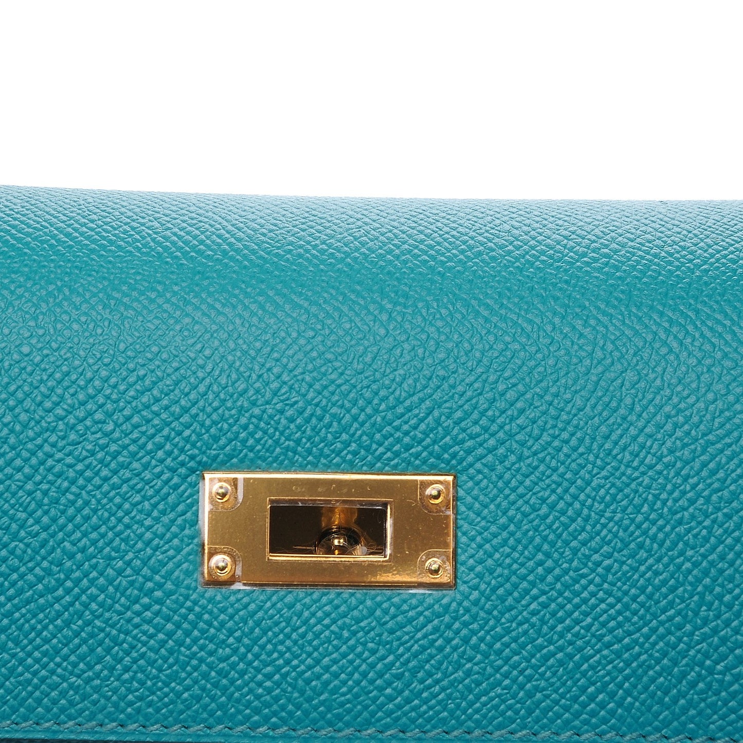 Epsom Kelly Sellier 28 Bleu Paon