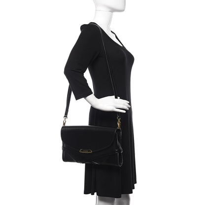 Burberry Polished Bridle Calfskin Katherine Crossbody Clutch Black 2 of 9