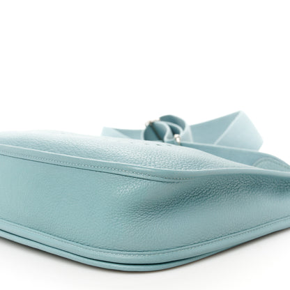 Hermes Taurillon Clemence Evelyne III PM Ciel 9 of 11