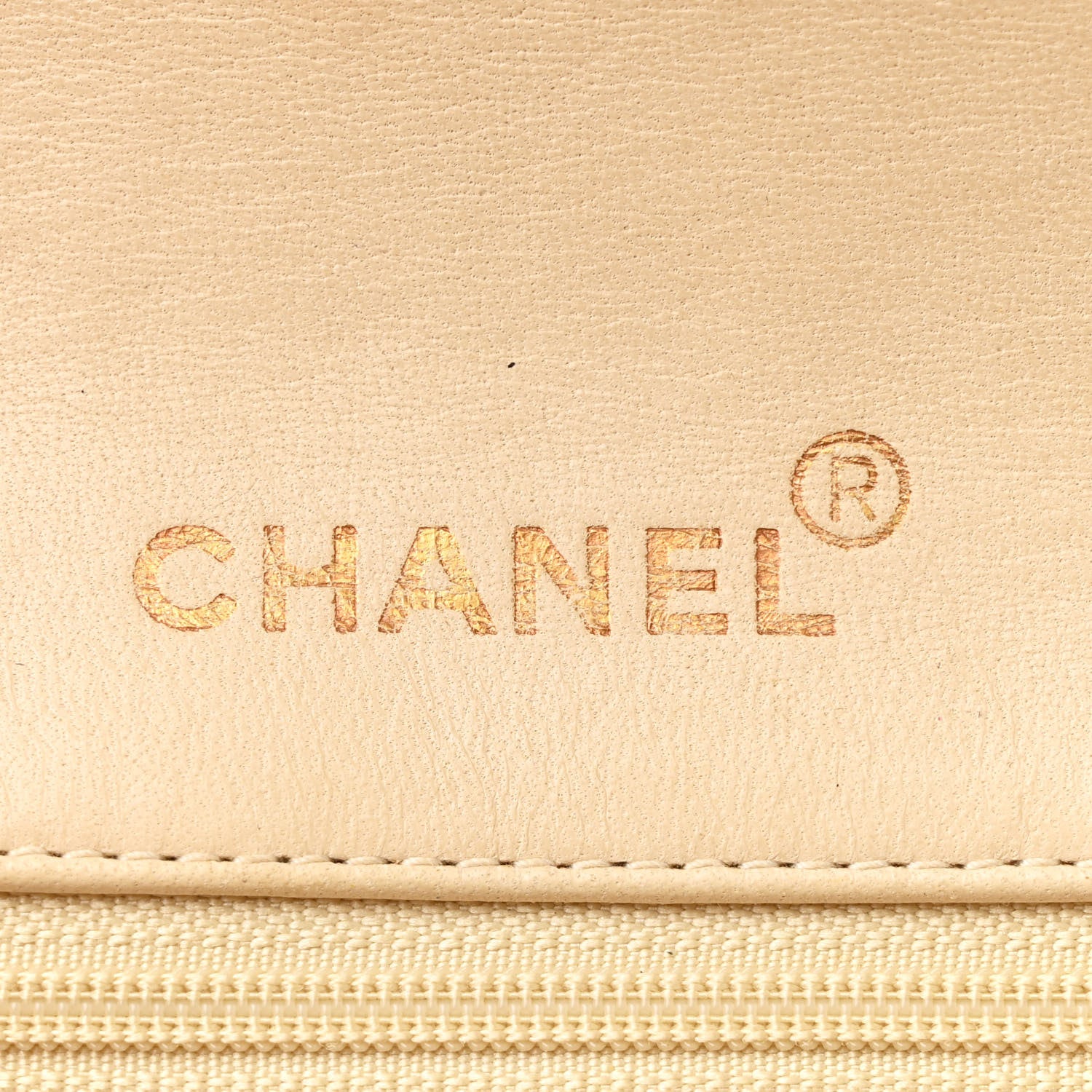 Chanel Lambskin Quilted Mini Square Flap Beige 6 of 14