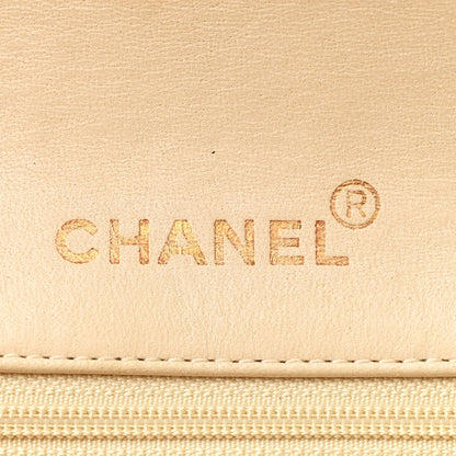 Chanel Lambskin Quilted Mini Square Flap Beige 6 of 14